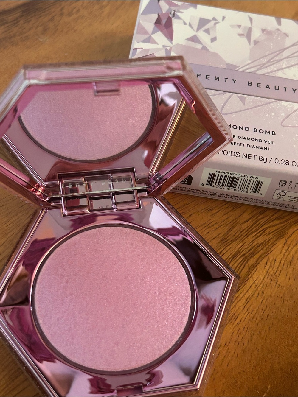 NIB★Fenty Beauty Diamond Bomb All-Over Diamond Veil in Lavender Luv’r